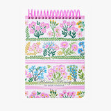"Pastoral Florals" A5 Top-Flip Spiral Notebook