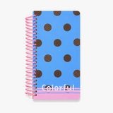 "Polka Dot Series" Soft Spiral Notebook