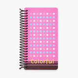 "Polka Dot Series" Soft Spiral Notebook