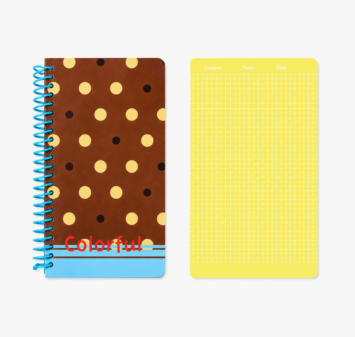 "Polka Dot Series" Soft Spiral Notebook