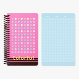 "Polka Dot Series" Soft Spiral Notebook