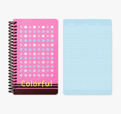 "Polka Dot Series" Soft Spiral Notebook