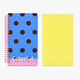 "Polka Dot Series" Soft Spiral Notebook