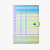 "Plaid Series" B5 Snap-Closure PU Leather Notebook