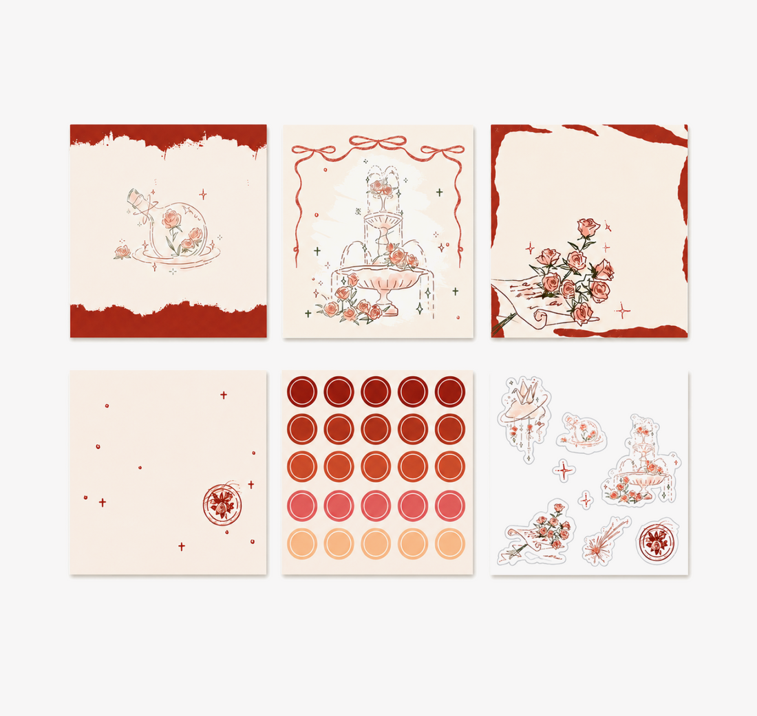 "Rose's Letter" Series Premium Memo Pad