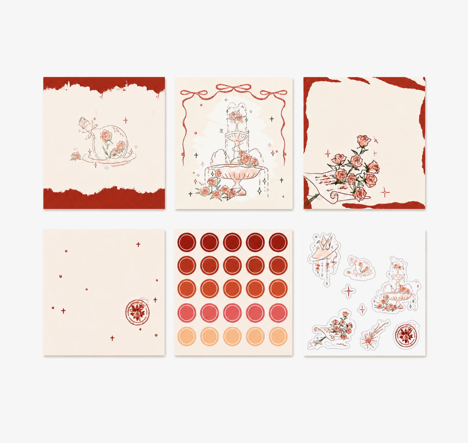 "Rose's Letter" Series Premium Memo Pad