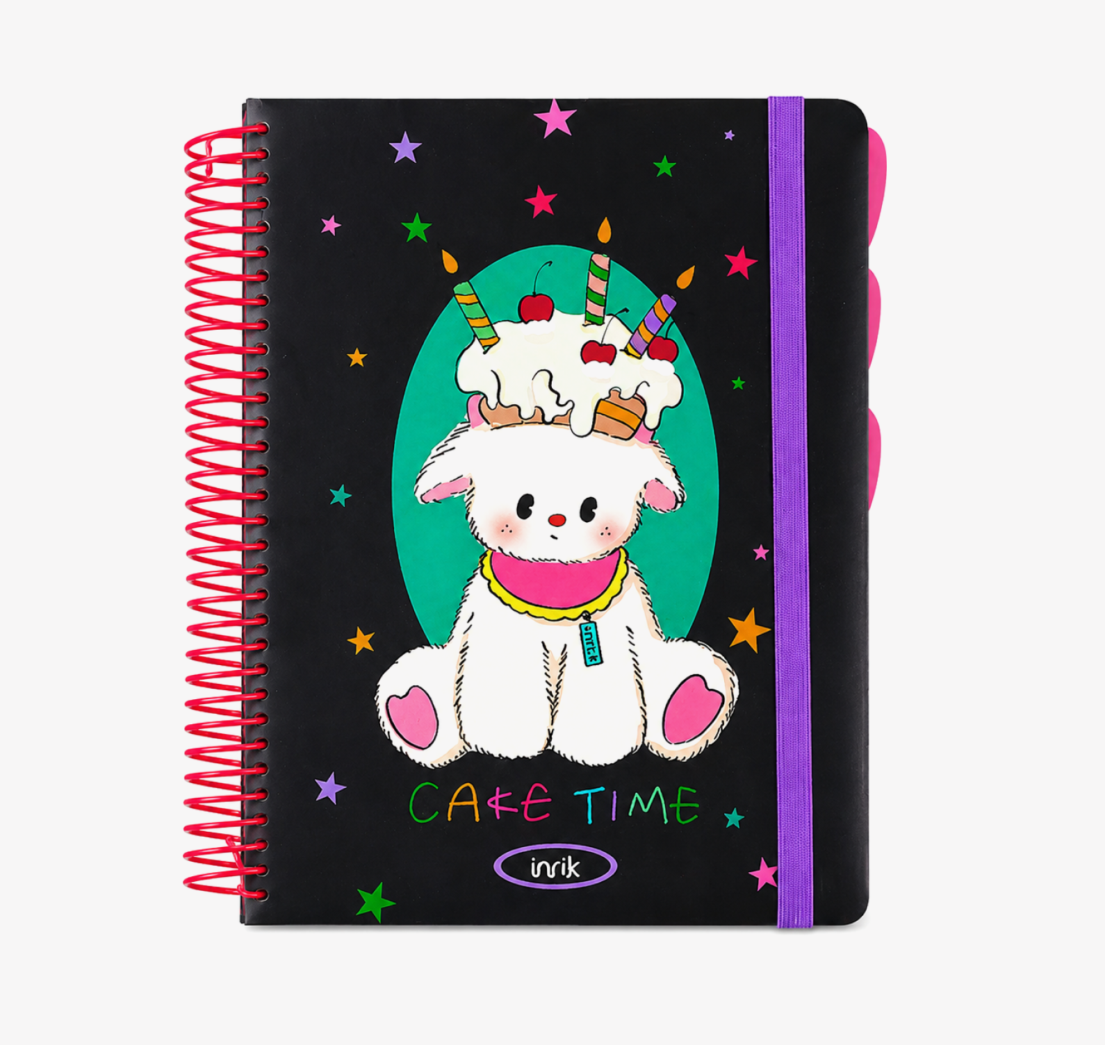 A4 Spiral Notebook with Elastic Band