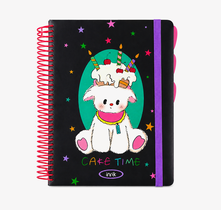 A4 Spiral Notebook with Elastic Band