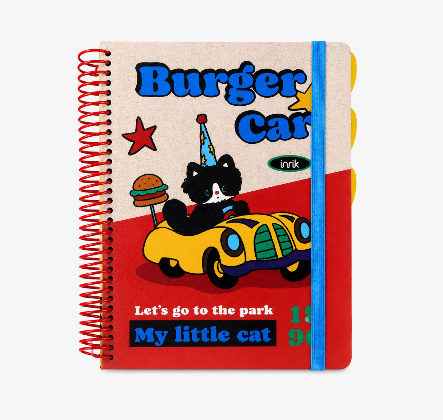 A4 Spiral Notebook with Elastic Band
