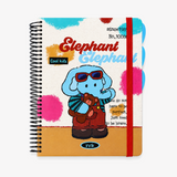 A4 Spiral Notebook with Elastic Band