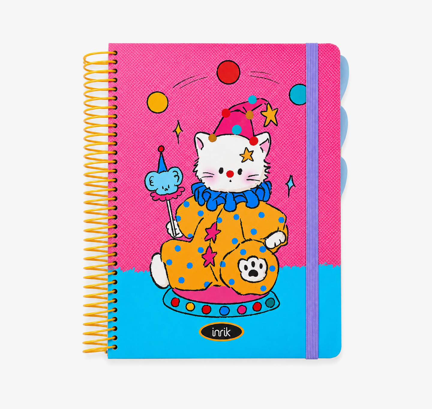 A4 Spiral Notebook with Elastic Band