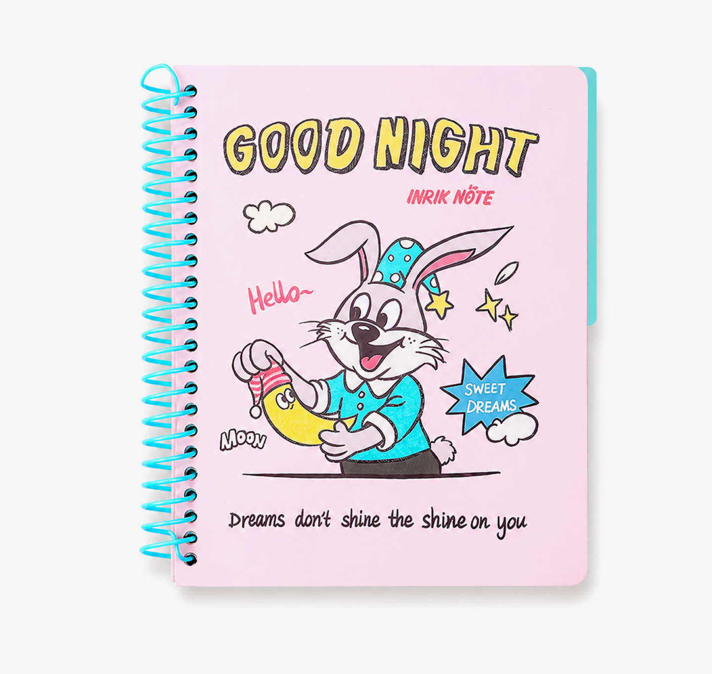 A5 Spiral Notebook with Perforated Pages by inrik - aesthetic stationery and journaling supplies at Lumiyear