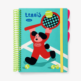 A4 Spiral Notebook with Elastic Band