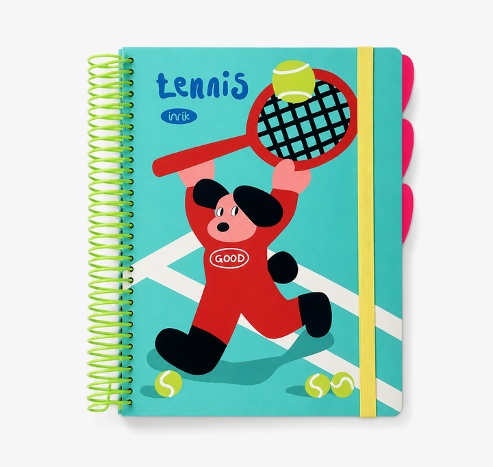 A4 Spiral Notebook with Elastic Band