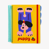 A4 Spiral Notebook with Elastic Band