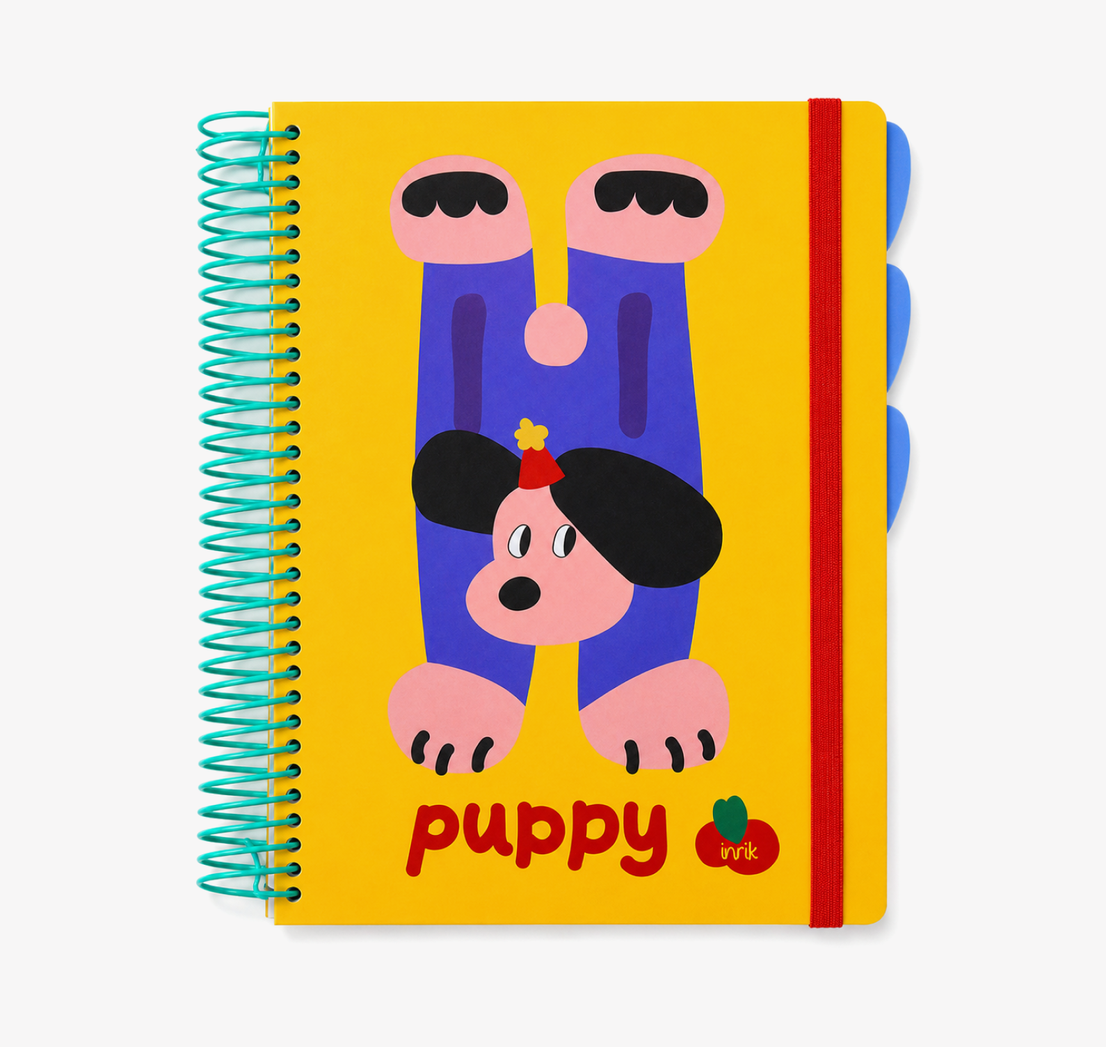 A4 Spiral Notebook with Elastic Band by inrik - aesthetic stationery and journaling supplies at Lumiyear