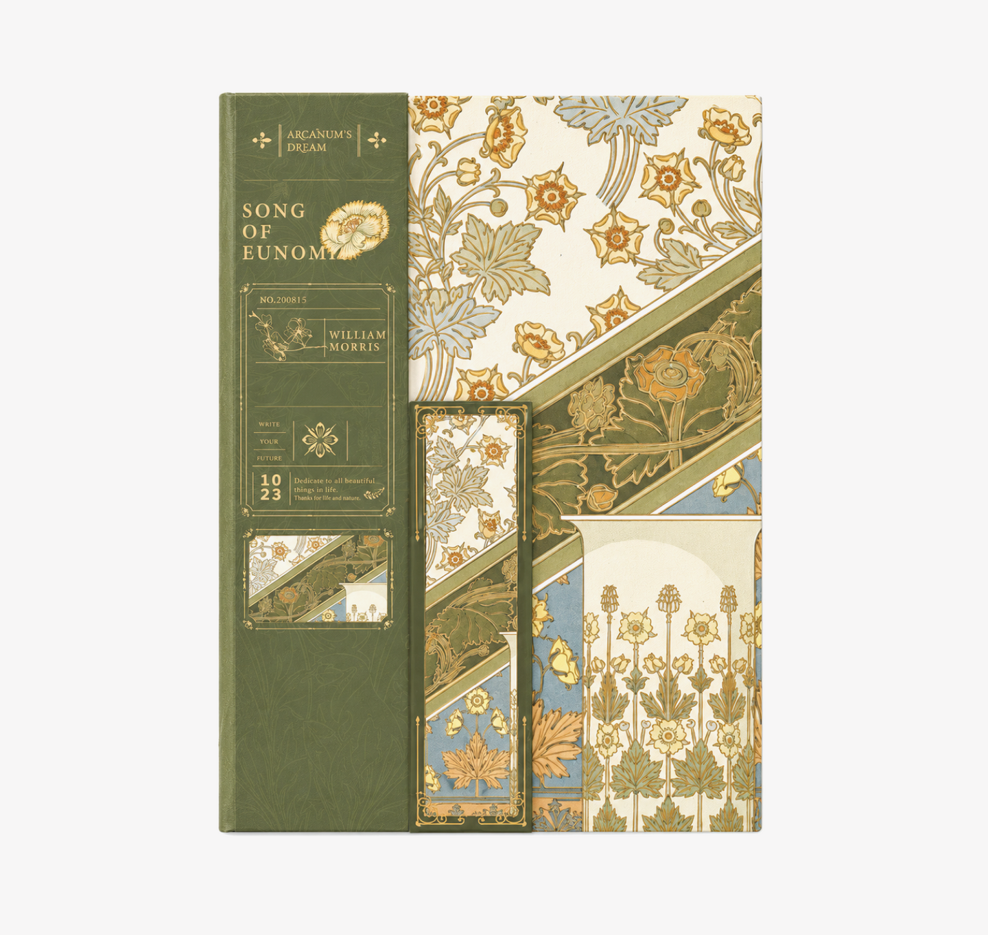 MISSTIME William Morris Vintage B5 Notebook Set