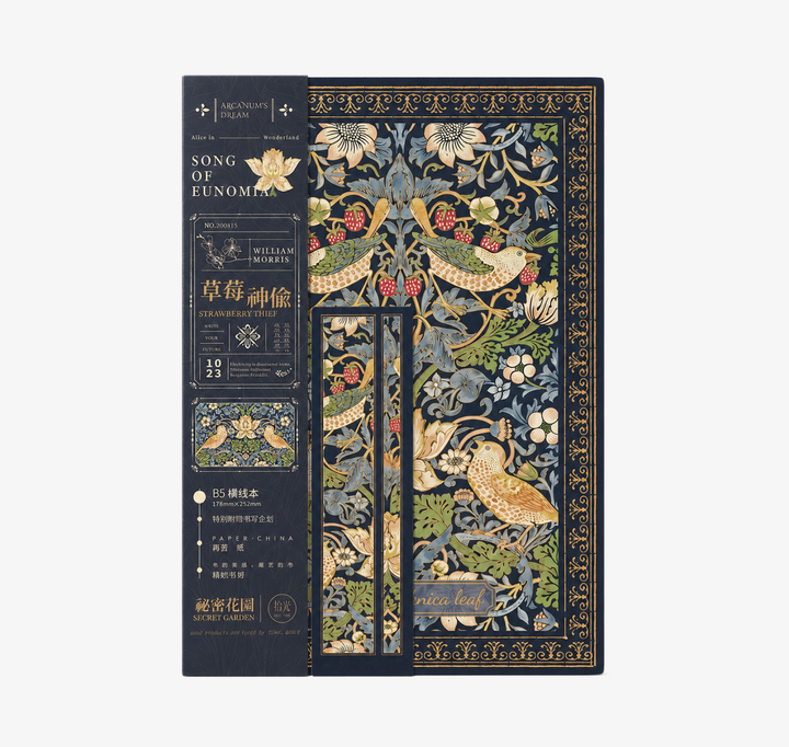 MISSTIME William Morris Vintage B5 Notebook Set