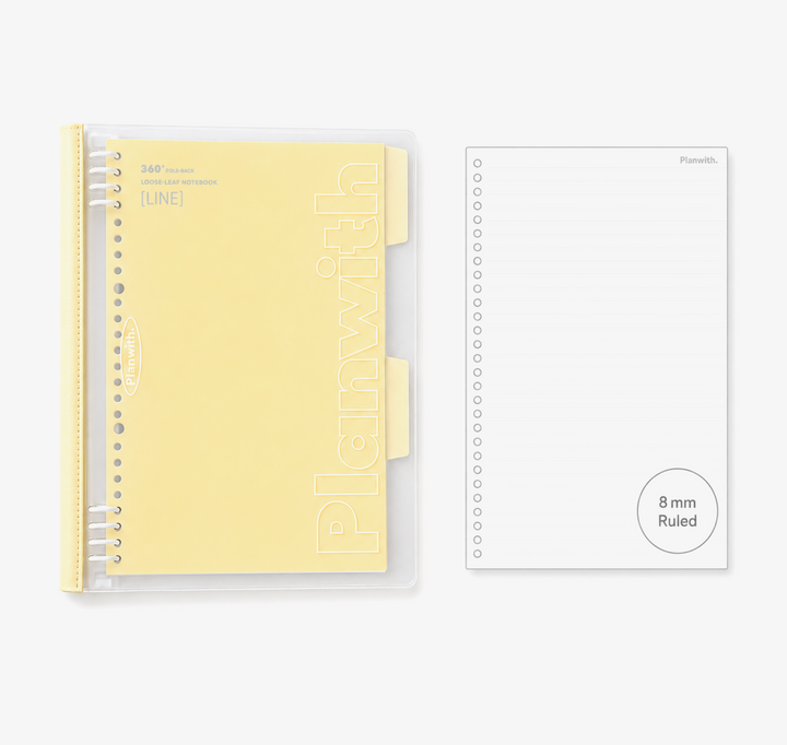 B5 Flexible Series 360° Fold Loose-Leaf Notebook