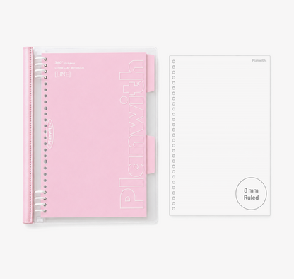B5 Flexible Series 360° Fold Loose-Leaf Notebook