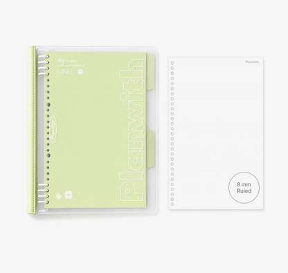 B5 Flexible Series 360° Fold Loose-Leaf Notebook