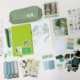 Green Stationery Set