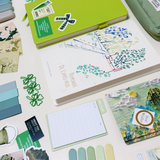 Green Stationery Set