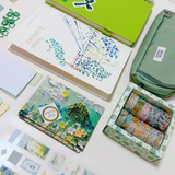 Green Stationery Set