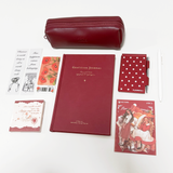 Aesthetic Bordeaux Red Gratitude Journal Gift Set