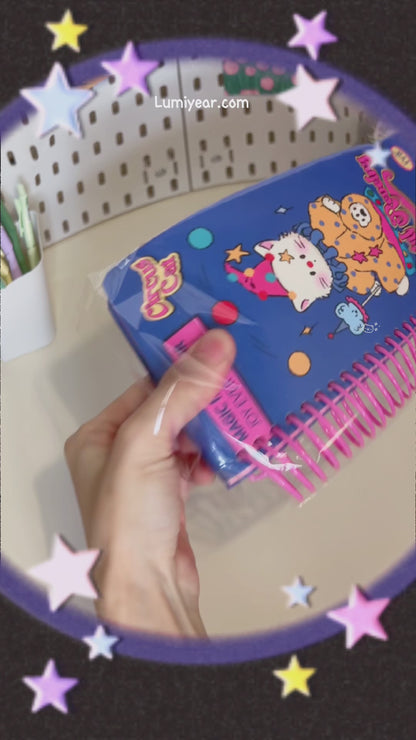 Illustrated 48K Spiral Notebook