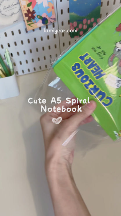 A5 Spiral Notebook with Perforated Pages