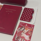 Aesthetic Bordeaux Red Gratitude Journal Gift Set