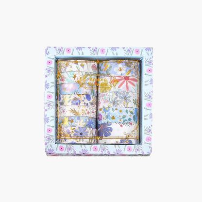Broken Flowers Collection | Premium Gold-Foiled Washi Tape Gift Set